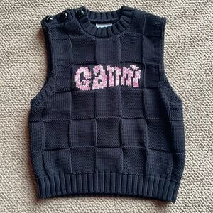 GANNI knitted vest